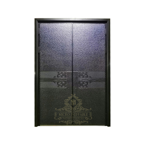 <span class=keywords><strong>Porta</strong></span> d'Ingresso Premium in Acciaio Inossidabile Rinforzato per Case di Lusso con Vetri Laterali, Serratura Intelligente e Guarnizione Inferiore - Product Image 4