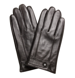 Touch Screen caldo ecologico che guida guanti da uomo in vera pelle - Product Image 2