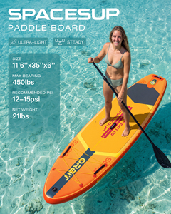 Tabla de SUP Inflable SPACESUP 2026 de 351 cm, Apta para Principiantes, Tabla de Paddle Surf Inflable para Aguas Oceánicas - Product Image 3
