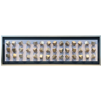 Tête minimaliste en bois massif mosaïque canapé toile de fond scandinave moderne peinture décorative décor d'art mural en bois