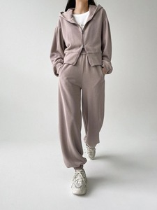 Survêtements d'hiver pour hommes, coupe ajustée, tricotés, 100% coton, séchage rapide, imprimés par transfert thermique, style décontracté, fusion sans couture, détection par aiguille - Product Image 2