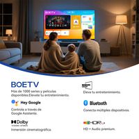 Téléviseur intelligent 4K UHD haute résolution 55 65 75 85 pouces, téléviseur Android, téléviseur LED sans cadre, WiFi, télécommande vocale
