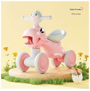 Unisex Kleine Plastic Balansfiets Voor Kinderen Wiel & Batterij-Aangedreven Rit Op Speelgoed Voor Buitengebruik Voor <span class=keywords><strong>Baby</strong></span> En Kinderen - Product Image 5