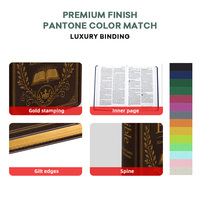 Biblia Católica Española Hecha a Mano con Diseño Personalizado, Tamaño Personalizado, Impresión de Textos Religiosos Grandes, Papel Fino y Cubierta de Cuero PU