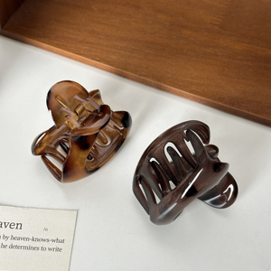 DOWELL卸売ヘアクリップ新ファッションラウンドヘアクリップアフロヘア用プラスチックヘアアクセサリーセット - Product Image 4