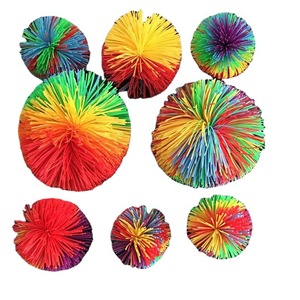 12 Piezas <span class=keywords><strong>de</strong></span> Pelotas <span class=keywords><strong>de</strong></span> Cuerda <span class=keywords><strong>de</strong></span> <span class=keywords><strong>Mono</strong></span> Multicolores, Juguetes <span class=keywords><strong>de</strong></span> Pelotas <span class=keywords><strong>de</strong></span> Silicona Antiestrés, Pelotas <span class=keywords><strong>de</strong></span> Goma - Product Image 1