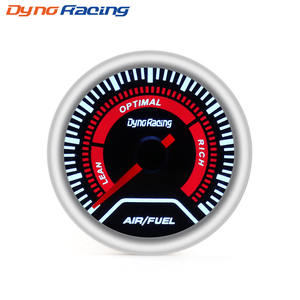Jauge de rapport air-carburant universelle 52 mm pour voiture de course avec écran LCD, miroir clair et foncé, lumière blanche, jauge automobile à lumière blanche utilisée - Product Image 5