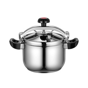 Olla a presión de acero inoxidable de gran capacidad sin recubrimiento para cocinas de inducción y de gas, uso doméstico - Product Image 3