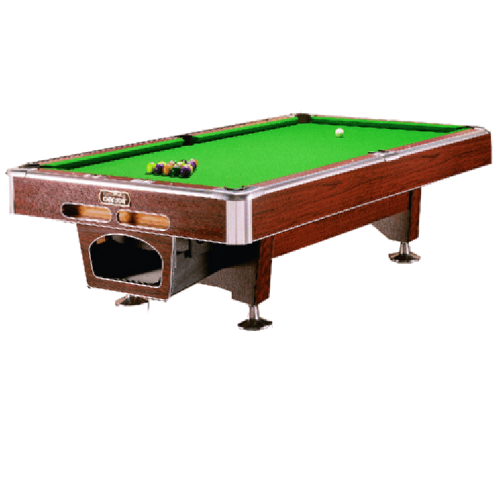 Игровой стол с монетами и бильярдным столом