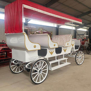 รถม้าครอบครัวราชวงศ์ยุโรปปี 2024 รถม้าไฟฟ้าสุดหรูแบบซินเดอเรลล่าสำหรับเด็ก รถม้าสวนขนาดเล็ก รถม้าเจ้าหญิงขนาดจิ๋วสำหรับขาย - Product Image 3