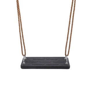 Rubberen Schommelzitting Met Touwen-Zware Buitenschommelset Voor Kinderen En Volwassenen-Inclusief 2 Sterke Hangende Touwen - Product Image 4