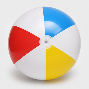 Pelota de Playa Inflable de PVC Colorida con Impresión de Logotipo Personalizado, Juguete para Fiestas, Colección para Actividades Infantiles, Festivales y Eventos de Verano - Product Image 1