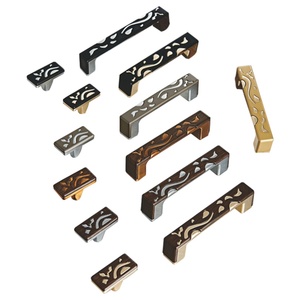 New Type Zinc Alloy <b>Pull</b> <b>Door</b> <b>Handles</b> for Steel Kitchen Drawers Furniture Hardware Wardrobe Dresser Bedroom Living Room - Product Image 3