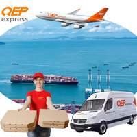 Expédition express logistique DDP de Chine vers l'Arabie Saoudite, le Canada, l'Espagne via le transporteur QEP, délai de transit de 3 à 4 jours, assistance 24h/24 et 7j/7, assurance