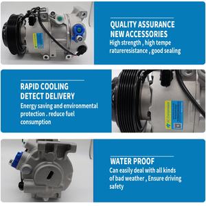 Compresor de Aire Acondicionado para Automóvil de 12 V 97701-D3800 para Hyundai Tucson 2018 97701-D9900, Compresor de AC para Automóvil 6PK - Product Image 6