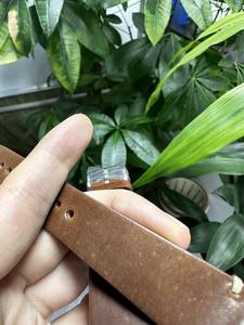 Correas de reloj de cuero genuino Shell <span class=keywords><strong>Cordovan</strong></span> correas de reloj de gama alta de piel de caballo Horween - Product Image 5