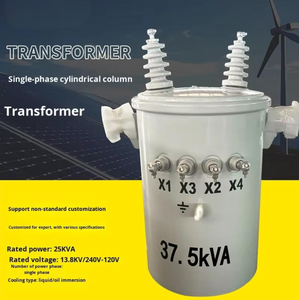 単相10Kva-25Kvaオイル浸し円筒形変圧器調整可能出力480v/440v入力6kvポールマウント - Product Image 4