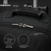 Sac à dos de voyage à roulettes avec compartiments pour ordinateur portable pour adultes