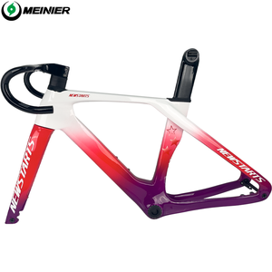 Cuadro de <span class=keywords><strong>Bicicleta</strong></span> Infantil con Cableado Interno, Cuadro de <span class=keywords><strong>Bicicleta</strong></span> de Fibra de Carbono para Neumáticos MAX 32C, para Eje de Pedalier T47, Freno de Disco - Product Image 1