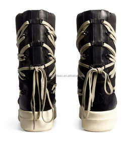 Enveloppant À Lacets Bigrocks Conception Exagérée Plate-Forme <span class=keywords><strong>De</strong></span> Luxe Hommes Skiwear Hommes En Cuir Noir Bottes <span class=keywords><strong>De</strong></span> Neige Hommes Bigrocks Bottes <span class=keywords><strong>De</strong></span> <span class=keywords><strong>Ski</strong></span> - Product Image 5