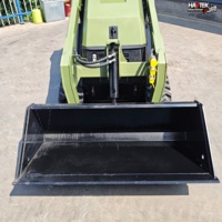 Mini-chargeuse compacte sur chenilles V1000 à faible pression au sol pour le nettoyage des boues de tunnel et du fumier d'élevage