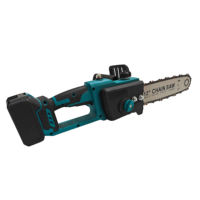 Scie à chaîne électrique sans fil portative de haute qualité 21V haute vitesse pour le travail du bois et le jardinage, 12 pouces