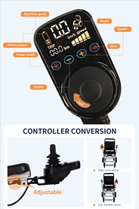 Silla de ruedas plegable eléctrica ultraligera superventas, silla de ruedas eléctrica para adultos con batería de litio, equipo de rehabilitación - Product Image 2