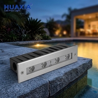Projecteur de piscine encastré robuste en acier inoxydable 316SS, 18W 24V DC, étanche IP68, pour projets, prix usine