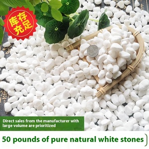 Đá trắng tự nhiên lớn đá cuội cho Aquarium trang trí nội thất nhỏ màu trắng đá cảnh quan trang trí cho Fish Tank tầng lọ hoa - Product Image 5