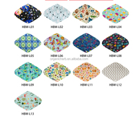 Serviettes hygiéniques lavables en tissu réutilisables en gros, en bambou biologique et coton absorbant, pour femmes