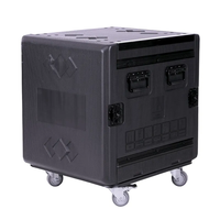 19 "2U 3U 4U 5U 6U 8U 10U Amplificateur Porte Coulissante Empilable AMP Rack Case Shallow 12" Profondeur 19 "Rackmount Flight Case