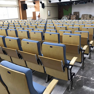 Manwa Expo Auditorium Seating HB626 Grey <b>Log</b> With Handrails For Hospital School Sports Field <b>Stands</b> - Product Image 2