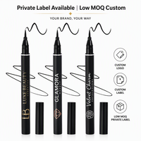 Crayon Eyeliner Liquide Imperméable Maquillage Cosmétique Anti-Bavures Séchage Rapide Pointe Éponge Longue Tenue Cils en Stock Faible MOQ 100