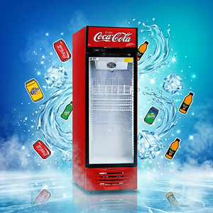 Refrigerador Vertical Comercial YINZHENG para Exhibición de Bebidas, con Puerta de Vidrio, Sin Escarcha, Estantes Ajustables - Product Image 1