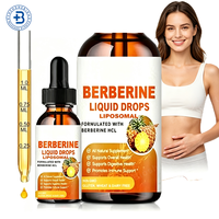 Berberine HCl Liposomale OEM Liquide 60ml – Complément Cutané – Gouttes de Berberine Liposomale pour la Santé Immunitaire, Digestive et Cardiaque