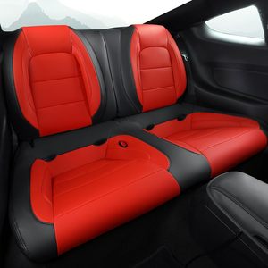 Set Completo di Fodere per Sedili Auto <span class=keywords><strong>su</strong></span> <span class=keywords><strong>Misura</strong></span> per Ford Mustang 2015-2024, Protezioni <span class=keywords><strong>in</strong></span> <span class=keywords><strong>Pelle</strong></span> Nappa per Cinque Posti - Product Image 3