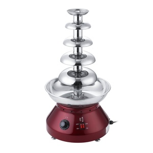 Fondue commerciale électrique pour 110v 220v Machine à fontaine à chocolat 3KG Capacité 4 5 niveaux 210w - Product Image 2