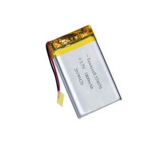 High capacity 3,7 v 1800mah lipo 554070 lithium polymer rechargeable battery - Product Image 6