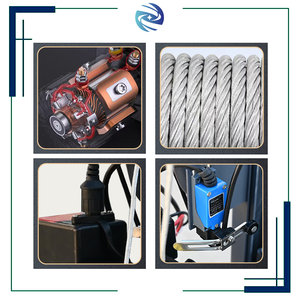 Mini Apilador Hidráulico de Fácil Operación con Bomba de Pie, Capacidad de Carga de 440 Libras, Mini Apilador Portátil para Tareas Industriales - Product Image 3