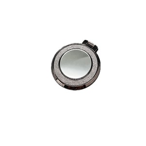 Compact <b>Mirror</b> Round <b>Plastic</b> Pocket Makeup <b>Mirror</b> With Glitter Frame Multicolor Portable Travel Size - Product Image 5