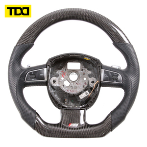 Volante de Fibra de Carbono Real TDD Compatible con Audi A5, A6L, A7, Q3, Q5, Q7, TT, R8 - Product Image 3