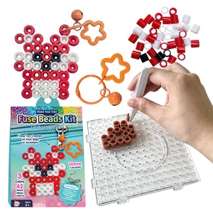 Kit de <span class=keywords><strong>perles</strong></span> à fusionner 3D innovant, ensemble de création de pixel art avec <span class=keywords><strong>perles</strong></span> fondantes pour les <span class=keywords><strong>loisirs</strong></span> <span class=keywords><strong>créatifs</strong></span> avancés - Product Image 1