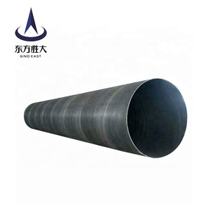 Tubería de Acero Soldada <span class=keywords><strong>Helicoidal</strong></span> SSAW para Construcción Portuaria y Cimentación - Product Image 1