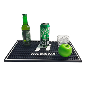 Personalized <b>Silicone</b> Bar Runner Rubber Bar Mat Spill Proof Beer Drip Tray Non Slip Countertop Service Mat <b>Pad</b> - Product Image 1