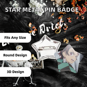 Molde Personalizado Redondo para Botones Metálicos 3D de Hojalata para Ropa, Fabricante de Insignias/Pins - Product Image 2