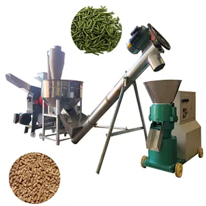 Cheap household 380v small feed processing machines mill plant for poultry feed pellet pellet machine feed