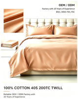 Drap de lit en coton uni, linge de lit en coton de couleur unie, ensemble de housse de couette 100% coton, linge de lit confortable en coton pour la chambre