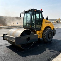Compacteur lourd à double entraînement Shanbo 110 kW, rouleau vibratoire monocylindre de 12 tonnes pour la construction routière et industrielle – Prix compétitif