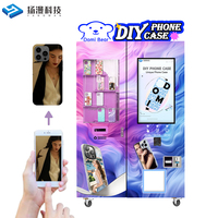 Nueva llegada: Máquina expendedora profesional de impresión de carcasas de teléfono personalizadas, totalmente automática, venta directa, máquina DIY para carcasas.