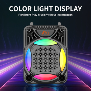 Altavoz Portátil Inteligente SING-E ZQS1367 con Luces LED de Colores, Micrófono y Bluetooth 3 en <span class=keywords><strong>1</strong></span> - Product Image 5